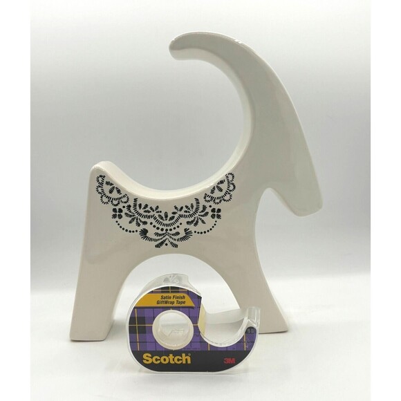 Ikea Vinter 2020 White Ceramic Goat Figurine w/ Black Detail Scandinavian HTF - Picture 8 of 8